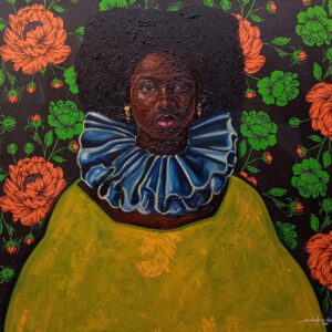 Iya Mi Nikan (My Only Mother) - 21st Century, Figurative, Mixed Media, Fabrics, 2025