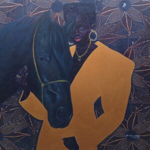 Against All Odds -21st Century, Contemporary, Figurative, Mixed Media, Fabrics, 2025