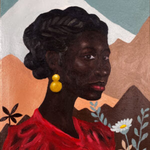 African Woman 2 - 21st Century, Contemporary, Figurative Portrait, People, Black, 2025