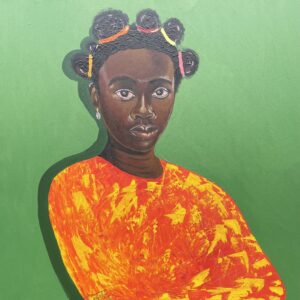 Ethereal Beauty - 21st Century, Contemporary, Figurative, Portrait, Africa Woman, 2025