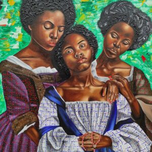 My Comforter -21st Century, Contemporary, Figurative Portrait, Women Love Modern, 2025