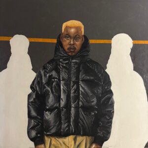 Silent Struggle -21st Century, Contemporary, Figurative, People, Expressionism, 2025