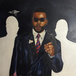 Messenger -21st Century, Contemporary, Figurative, People, Expressionism, Africa, 2025